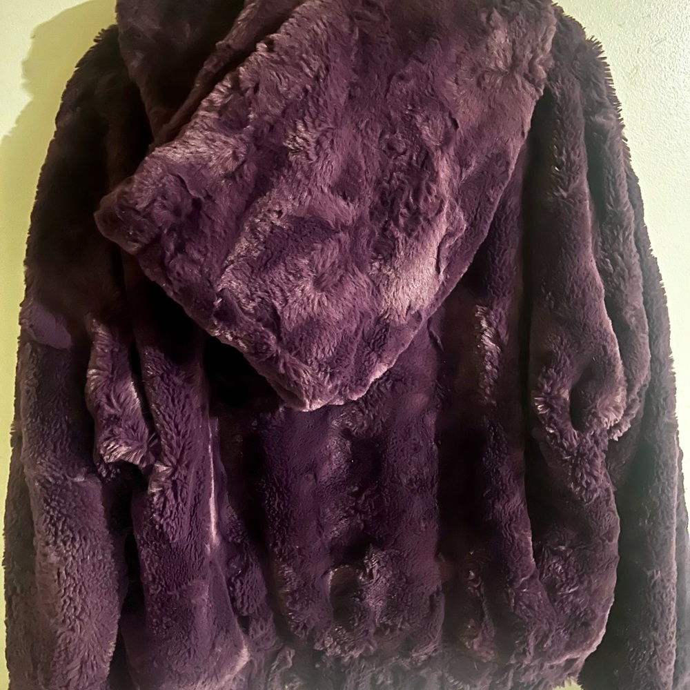 Express Purple Teddy Jackets - image 4